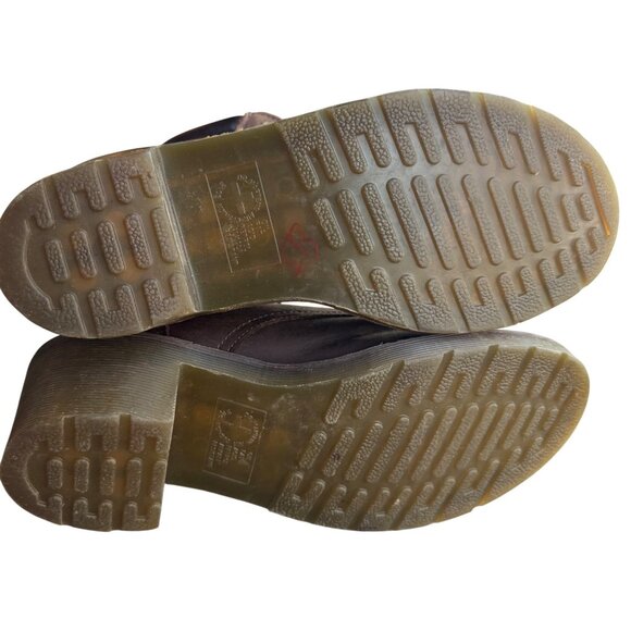 Dr. Martens Alexandra Women’s Size 8 Brown Heeled Ankle Boots - Picture 9 of 13